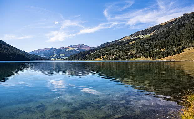 Durlassboden Blick Richtung Staumauer